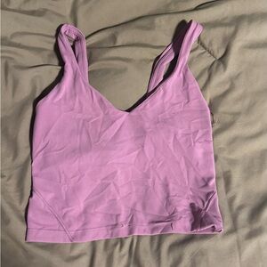 Pinkish purple lululemon align tank